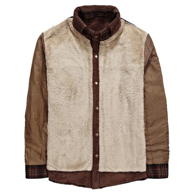 Beckett | Herren Plaid Shirt Jacket mit warmem Fleecefutter, modern & stylisch
