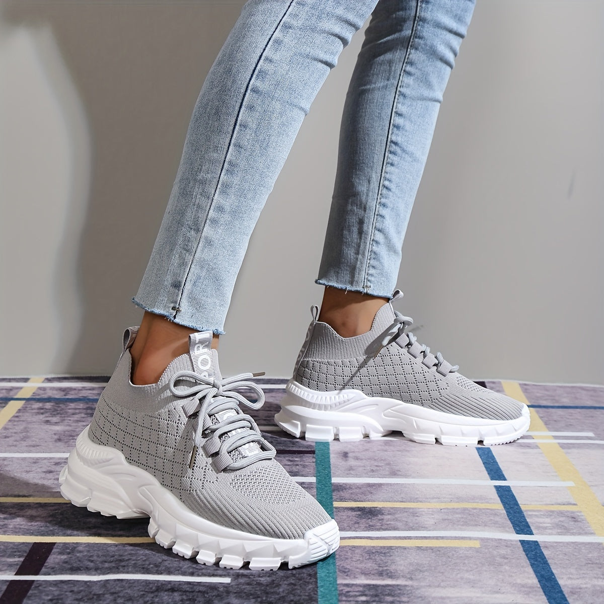 Florentine | Graue Trendige Sneaker