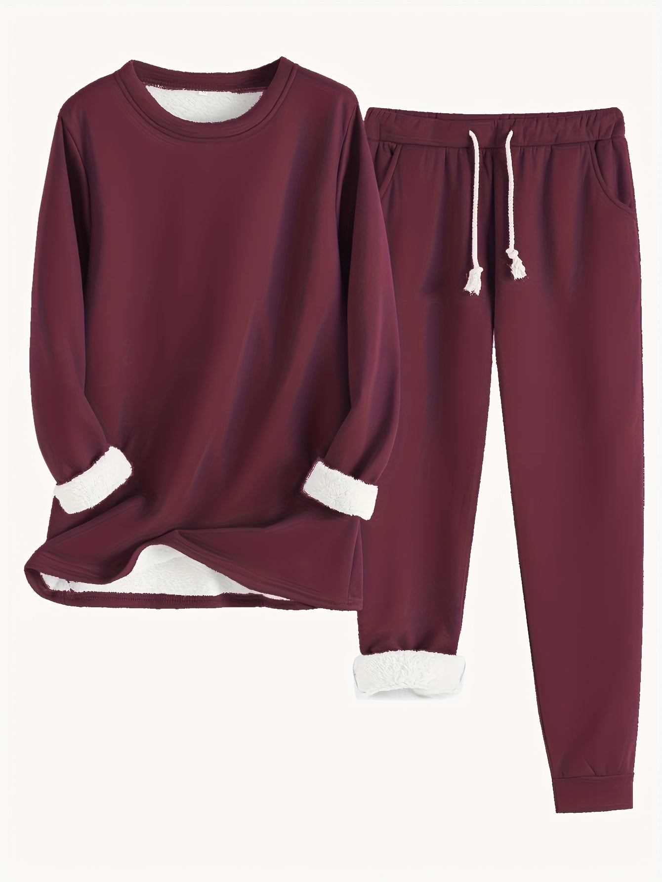 Cozy Damen Lounge-Set | Kuscheliges Fleecefutter für maximalen Komfort
