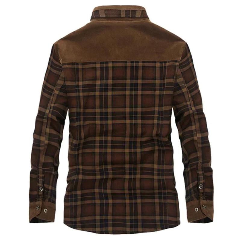 Beckett | Herren Plaid Shirt Jacket mit warmem Fleecefutter, modern & stylisch