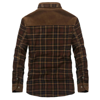 Beckett | Herren Plaid Shirt Jacket mit warmem Fleecefutter, modern & stylisch