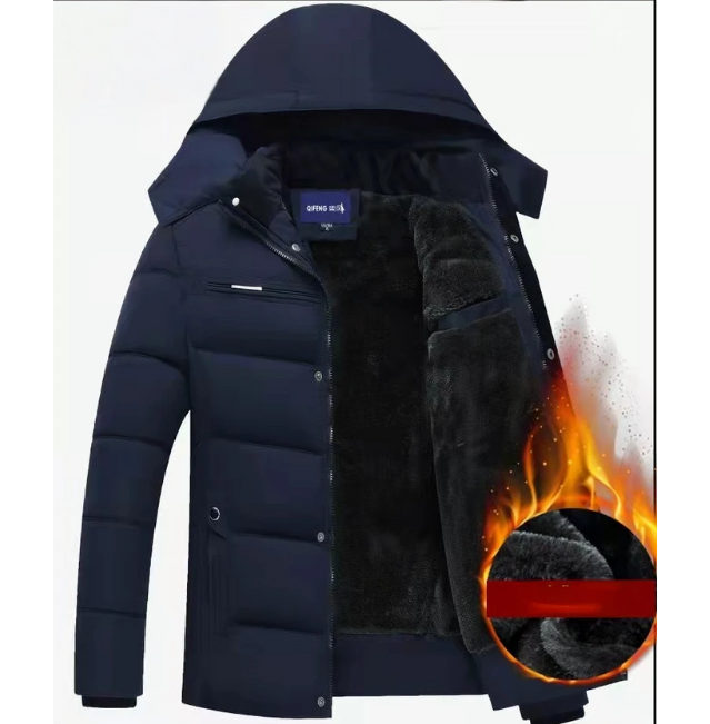 Gregory | Herren Winterjacke mit Kapuze, gepolstert und fleecegefüttert – Perfekt für kalte Tage