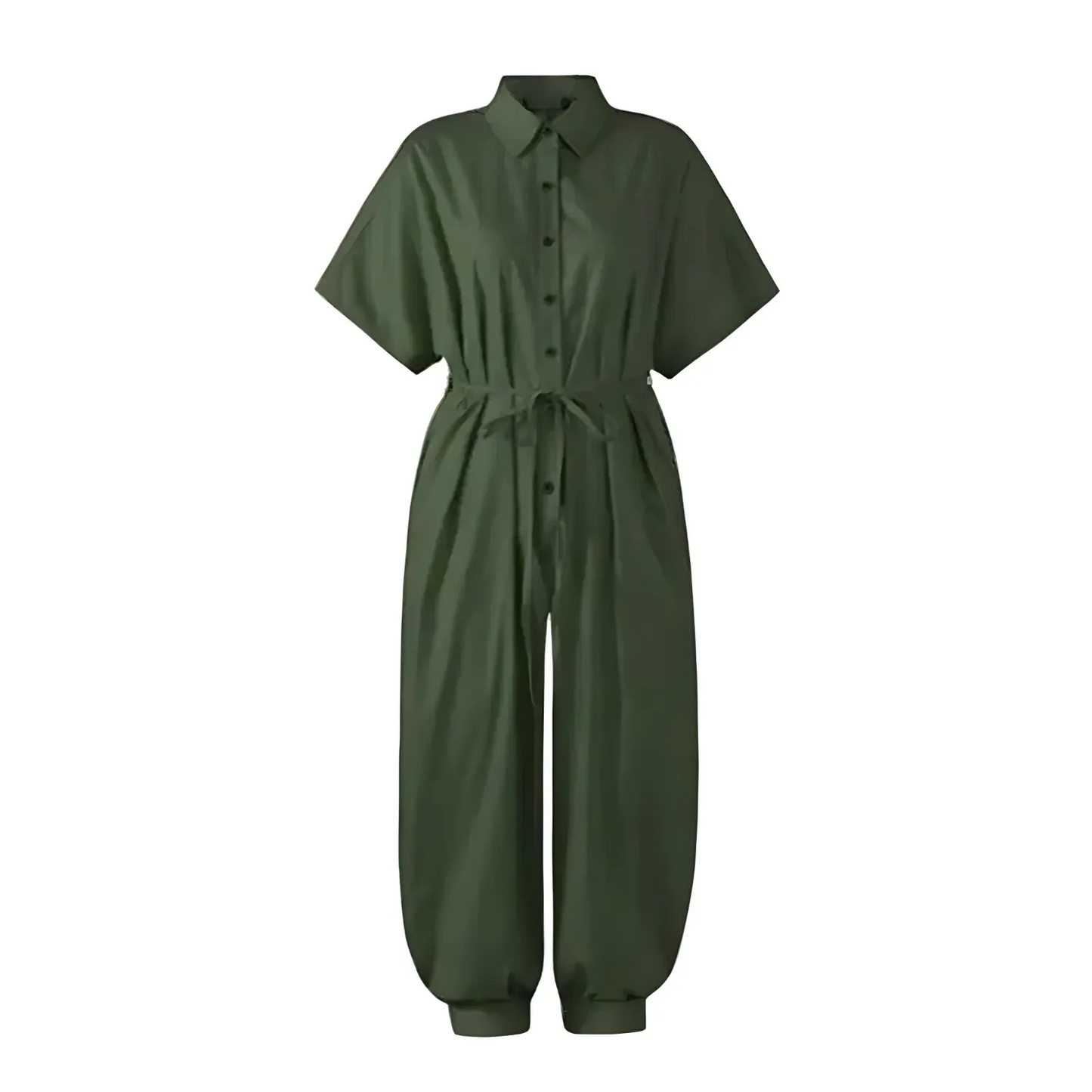 Charmie | Vintage-Charme Jumpsuit aus Baumwollmischung in verschiedenen Farben