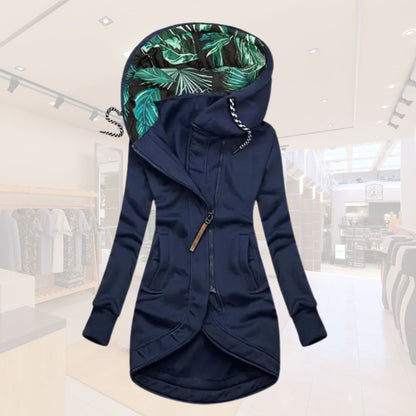 Damen Longjacke | Stylisch, komfortabel & mit besonderem Kapuzendesign