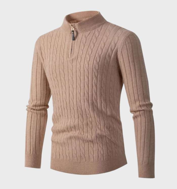 Pomodoro | Schmal geschnittener Herrenstrickpullover