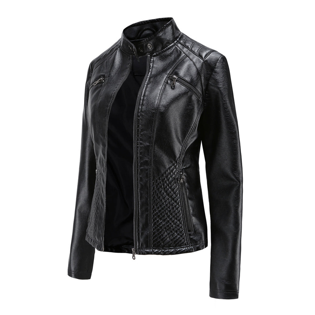 Saraya | Leder Biker Jacke für den Frühling