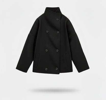Tailored Short Coat für Damen | Moderne Minimalistische Eleganz