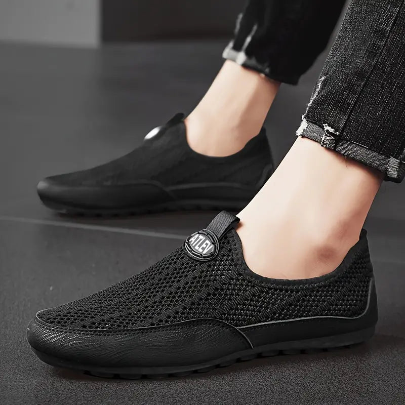 Arthur | Atmungsaktive Slip-On Loafer für Männer in Plus Größe