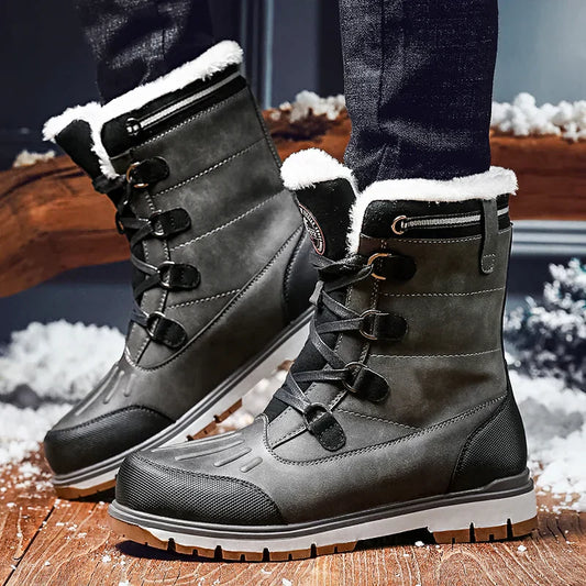 Ronney | Wetterfeste Leder & Isolierte Herren Stiefel