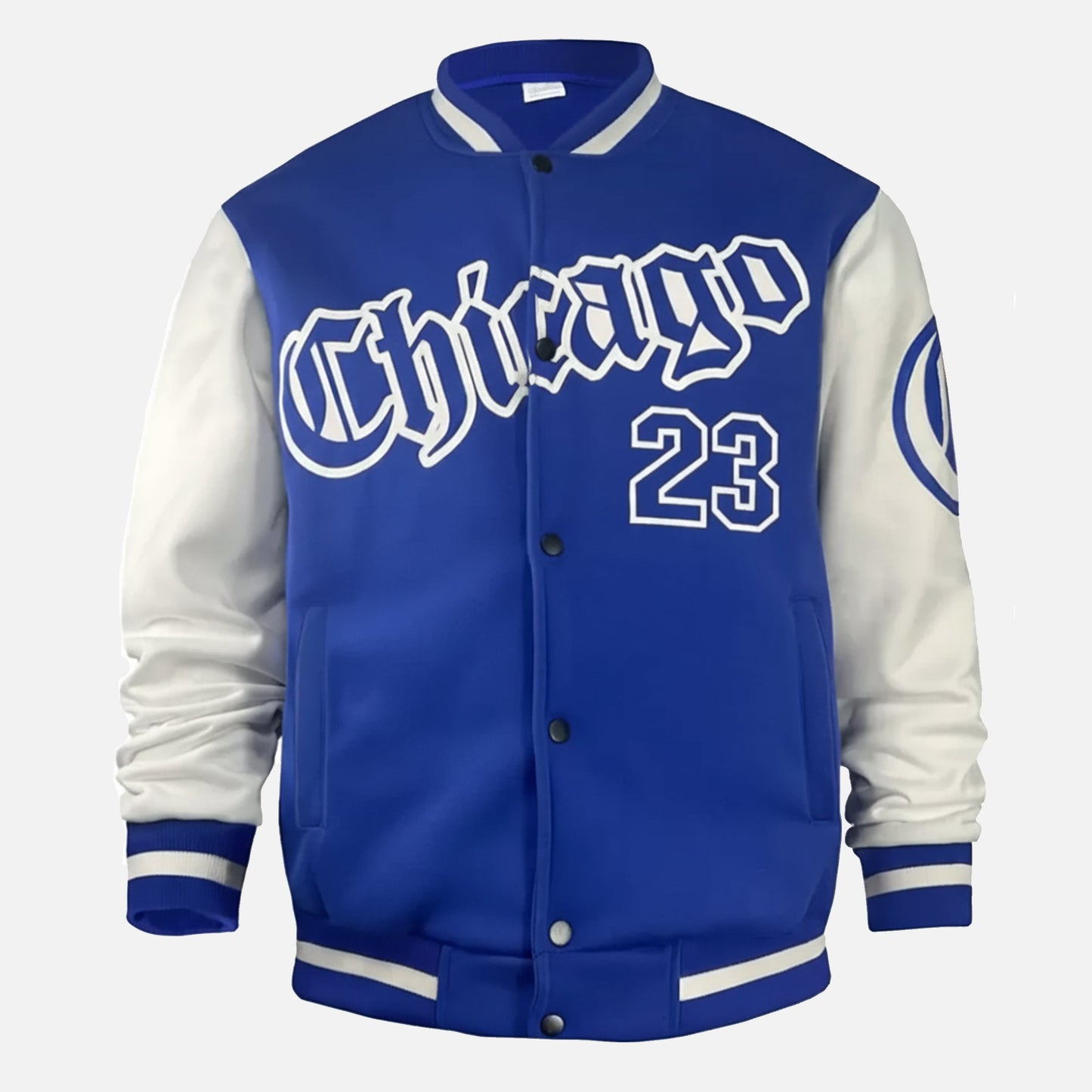 Herren Collegejacke | Varsity Fleece mit Farbblock und Lettering