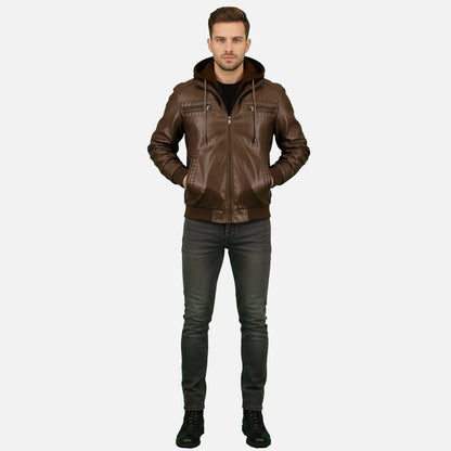 Urban Bomber Jacket | Herren Bomberjacke mit Kapuze in klassischer Streetwear-Passform