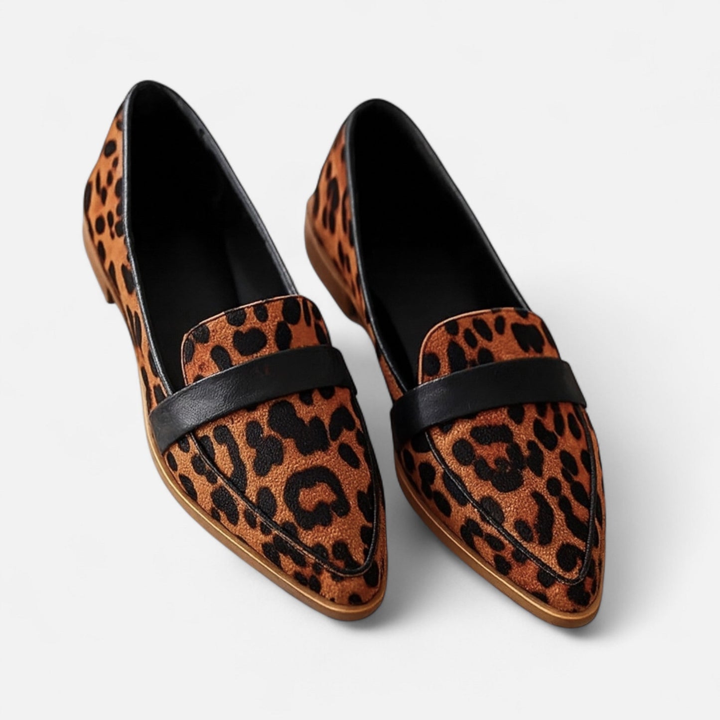 Damen Retro Loafers | Elegante Spitzschuh-Slipper für Alltag & Büro