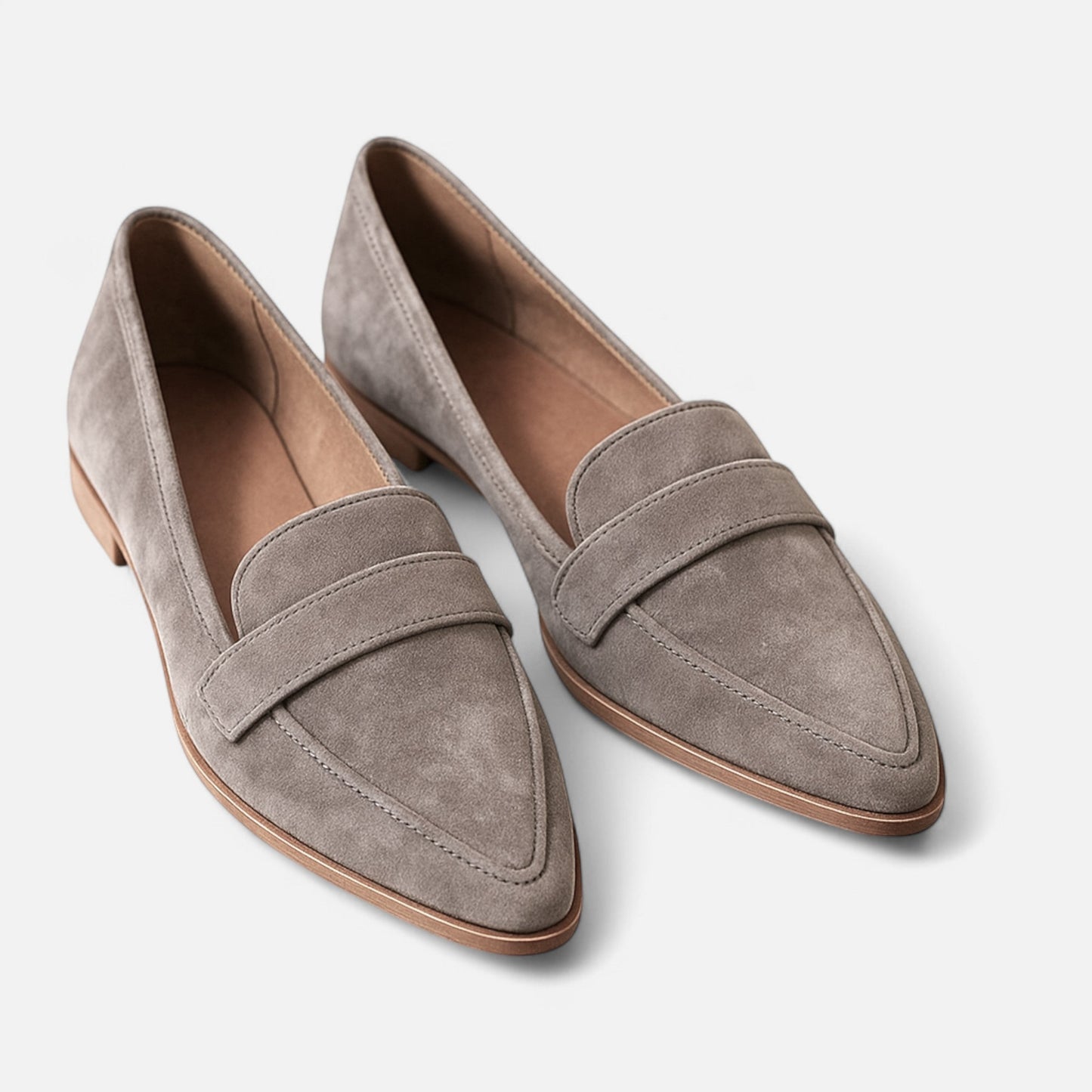 Damen Retro Loafers | Elegante Spitzschuh-Slipper für Alltag & Büro