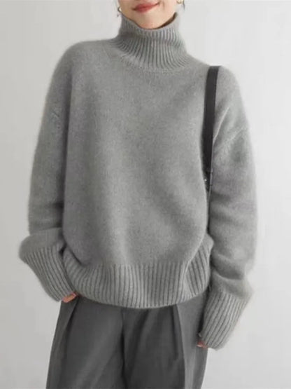Oversized Rollkragenpullover Damen | Kuscheliger Komfort für stilvolle Winterlooks