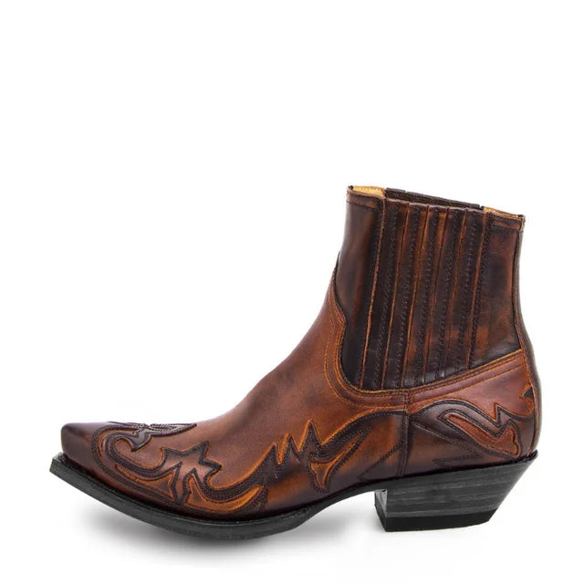 Yelene | Damen Cowboy-Stiefel mit Blockabsatz, robustem Design und vielseitigem Stil