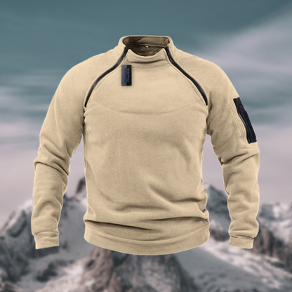 Winddichter Herren Fleece-Pullover mit Kapuze – Warm, Atmungsaktiv & Outdoor-Ready