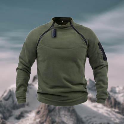 Winddichter Herren Fleece-Pullover mit Kapuze – Warm, Atmungsaktiv & Outdoor-Ready