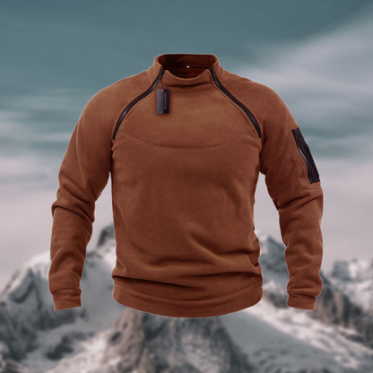 Winddichter Herren Fleece-Pullover mit Kapuze – Warm, Atmungsaktiv & Outdoor-Ready