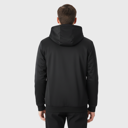 Fleece Hoodie | Herren Kapuzenjacke mit Reißverschluss und Fleecefutter