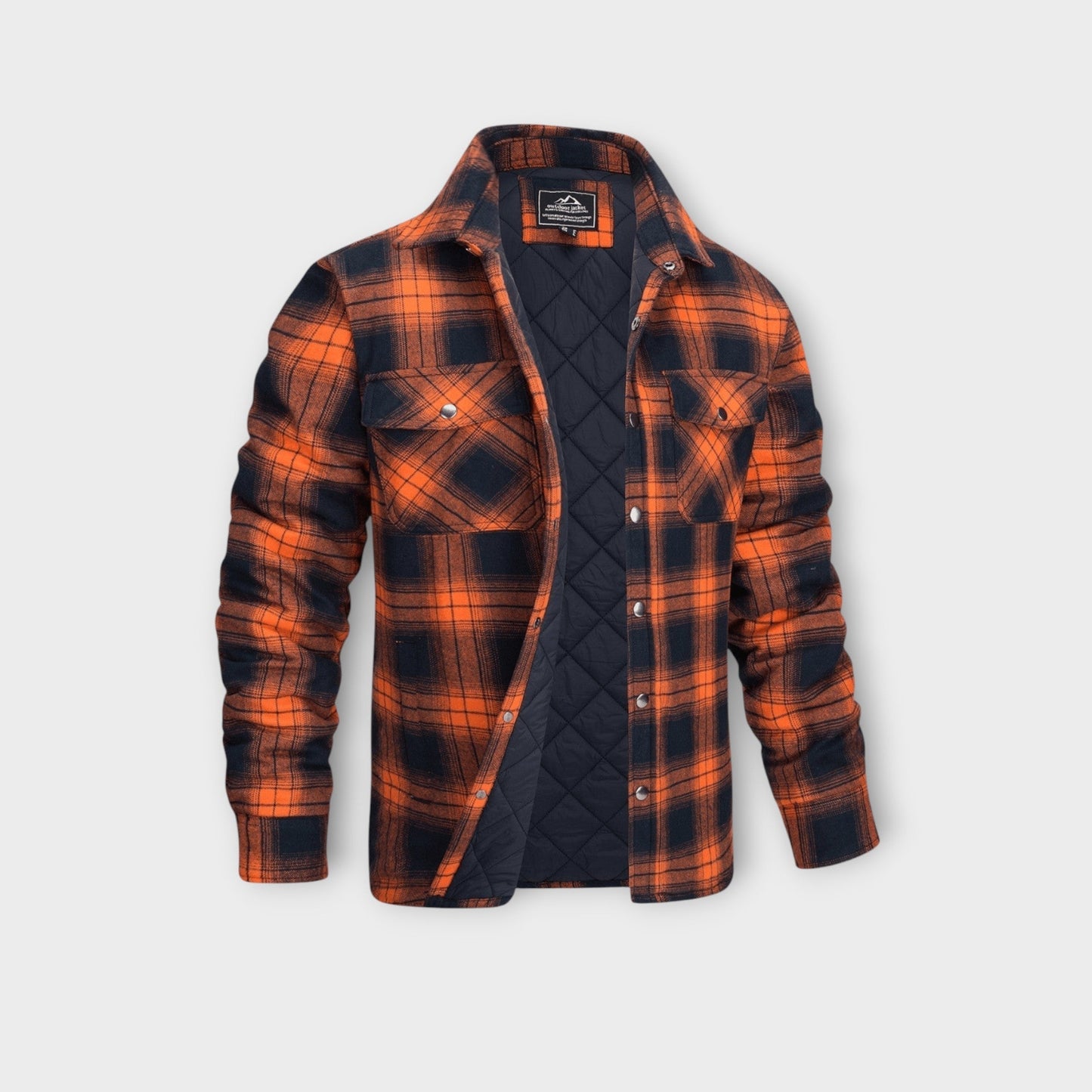 Herren Winterjacke gefüttert mit Karo-Flanell | leicht, warm und vielseitig