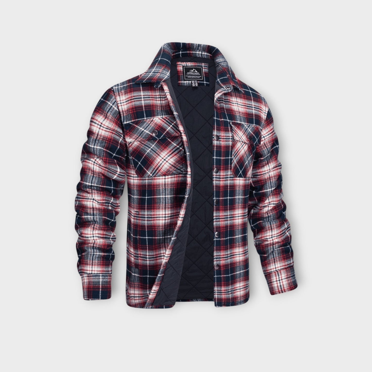 Herren Winterjacke gefüttert mit Karo-Flanell | leicht, warm und vielseitig