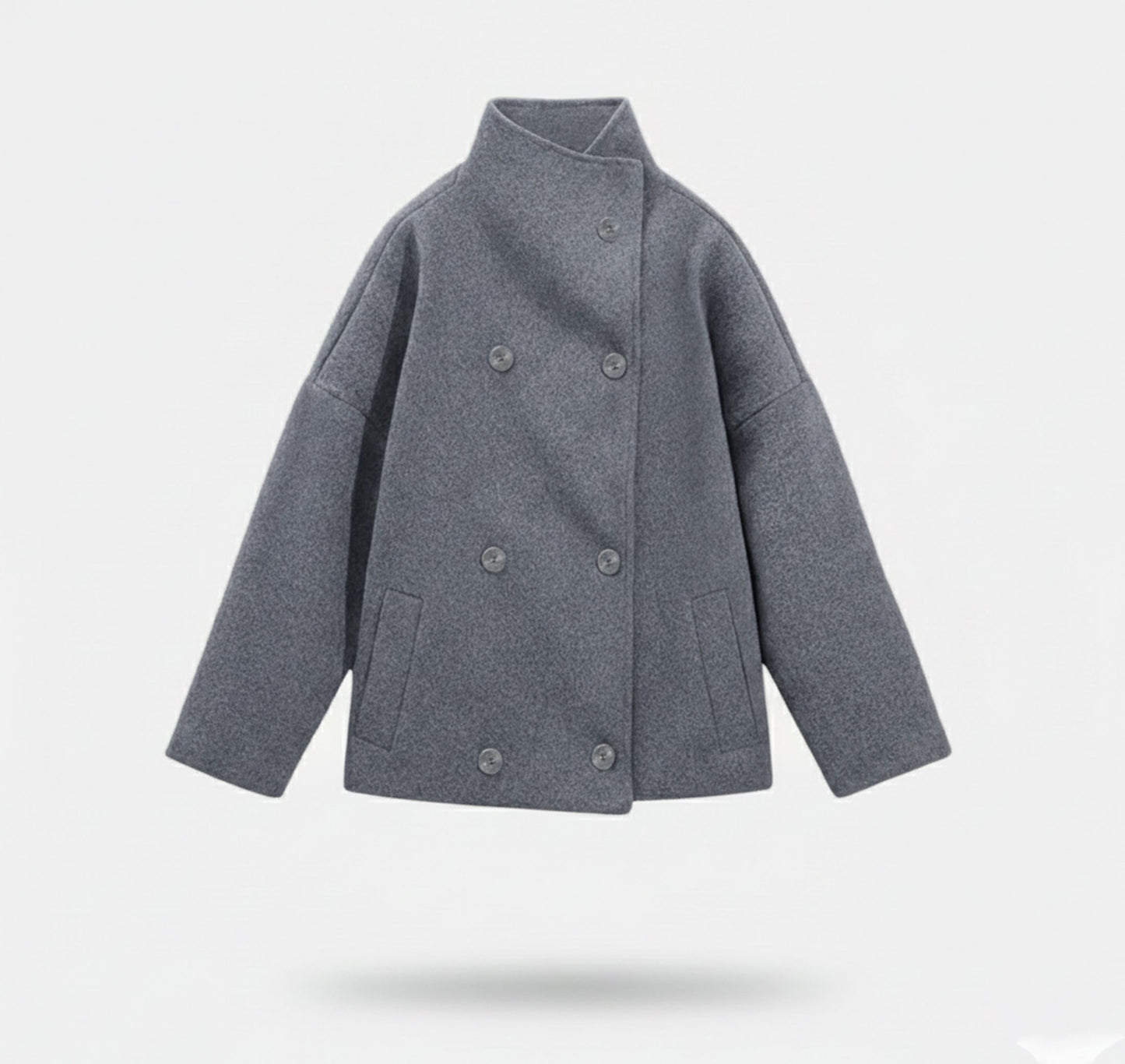 Tailored Short Coat für Damen | Moderne Minimalistische Eleganz