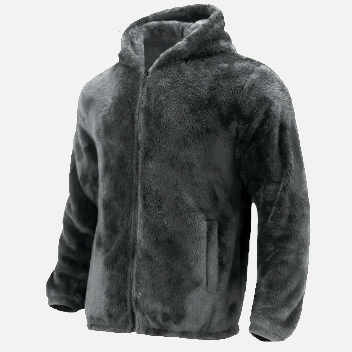 Cozy Hoody | Herren Fleece Hoodie mit Reißverschluss für Winter & Alltag