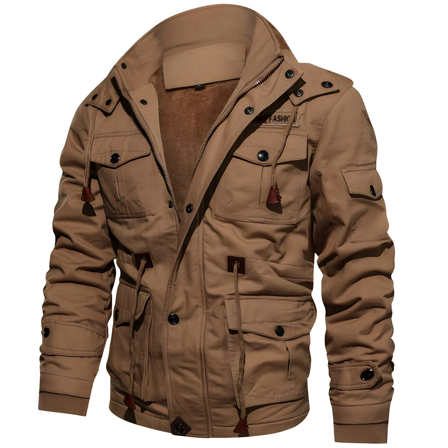 Bradley | Herren Outdoor Pufferjacke mit Kapuze & Vielseitigen Taschen