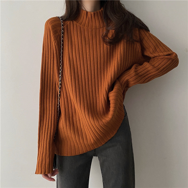 Sonaria | Damen dicker Rollkragenpullover gestrickt