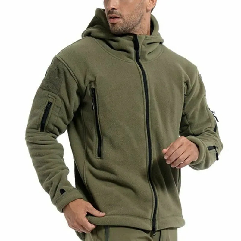 Klauz | Taktische Fleece-Kapuzenjacke für Herren