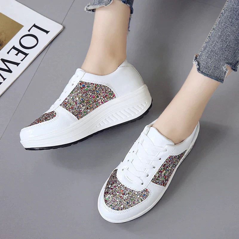 Sambalina | Glitzernde Chunky Sneakers für Damen