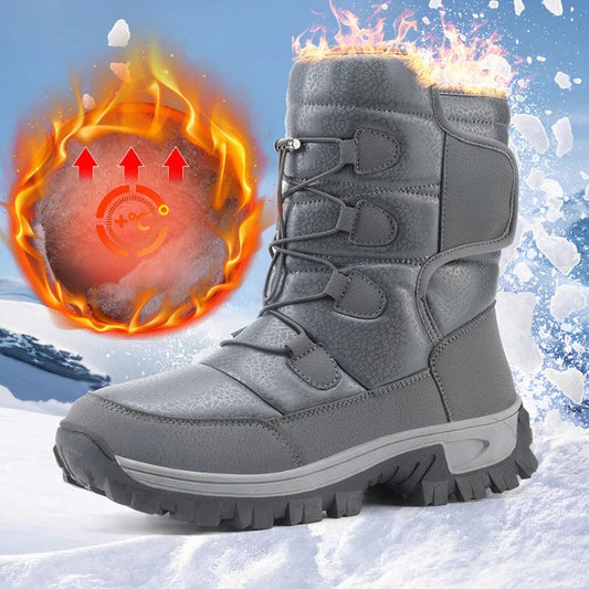 Joss | Warme Plüsch-Snowboots für Herren