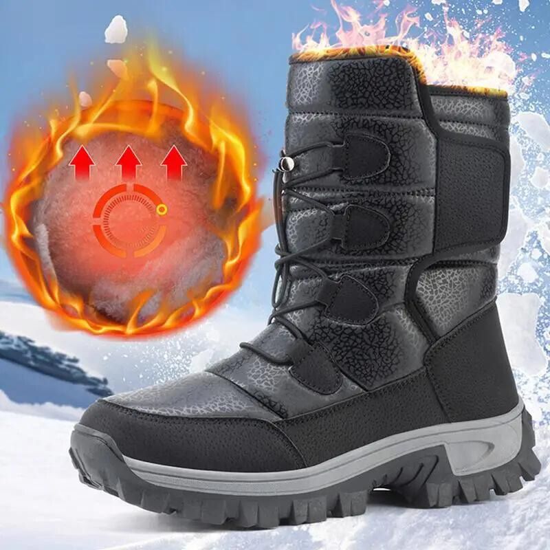 Joss | Warme Plüsch-Snowboots für Herren