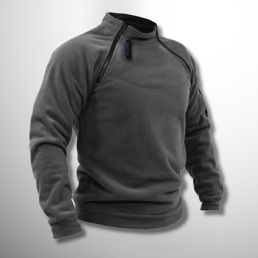 Winddichter Herren Fleece-Pullover mit Kapuze – Warm, Atmungsaktiv & Outdoor-Ready