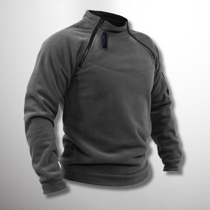 Winddichter Herren Fleece-Pullover mit Kapuze – Warm, Atmungsaktiv & Outdoor-Ready