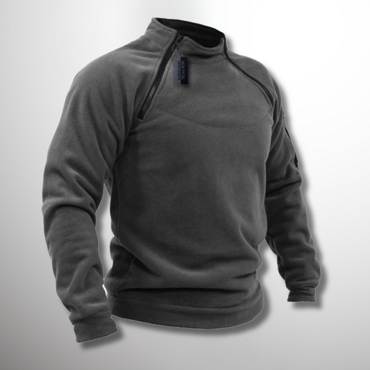 Winddichter Herren Fleece-Pullover mit Kapuze – Warm, Atmungsaktiv & Outdoor-Ready