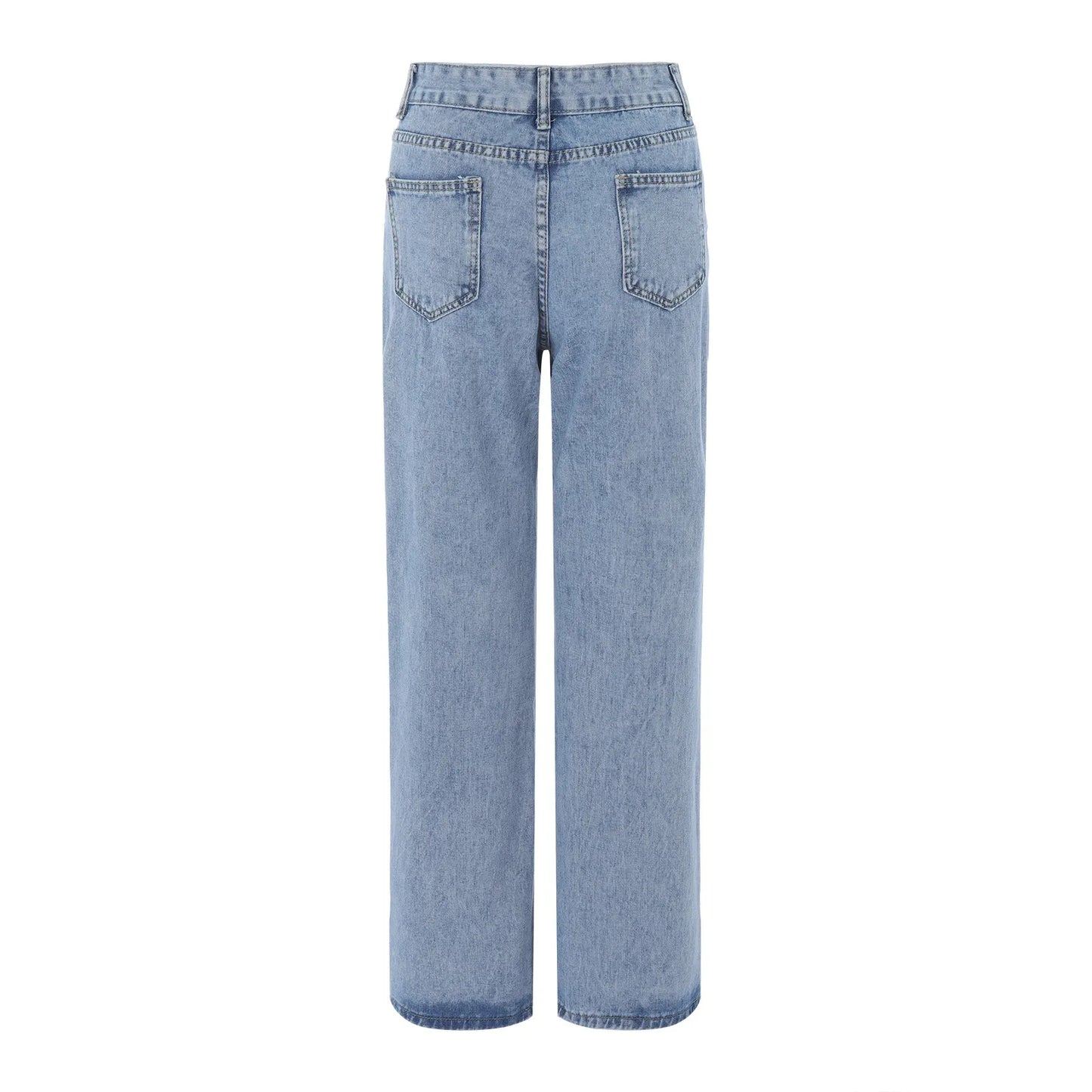 Adriana | Vintage High-Waist Jeans mit Weitem Bein