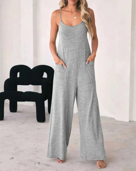 Sabina | Lässige, lockere ärmellose Jumpsuits