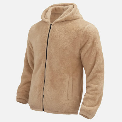 Cozy Hoody | Herren Fleece Hoodie mit Reißverschluss für Winter & Alltag