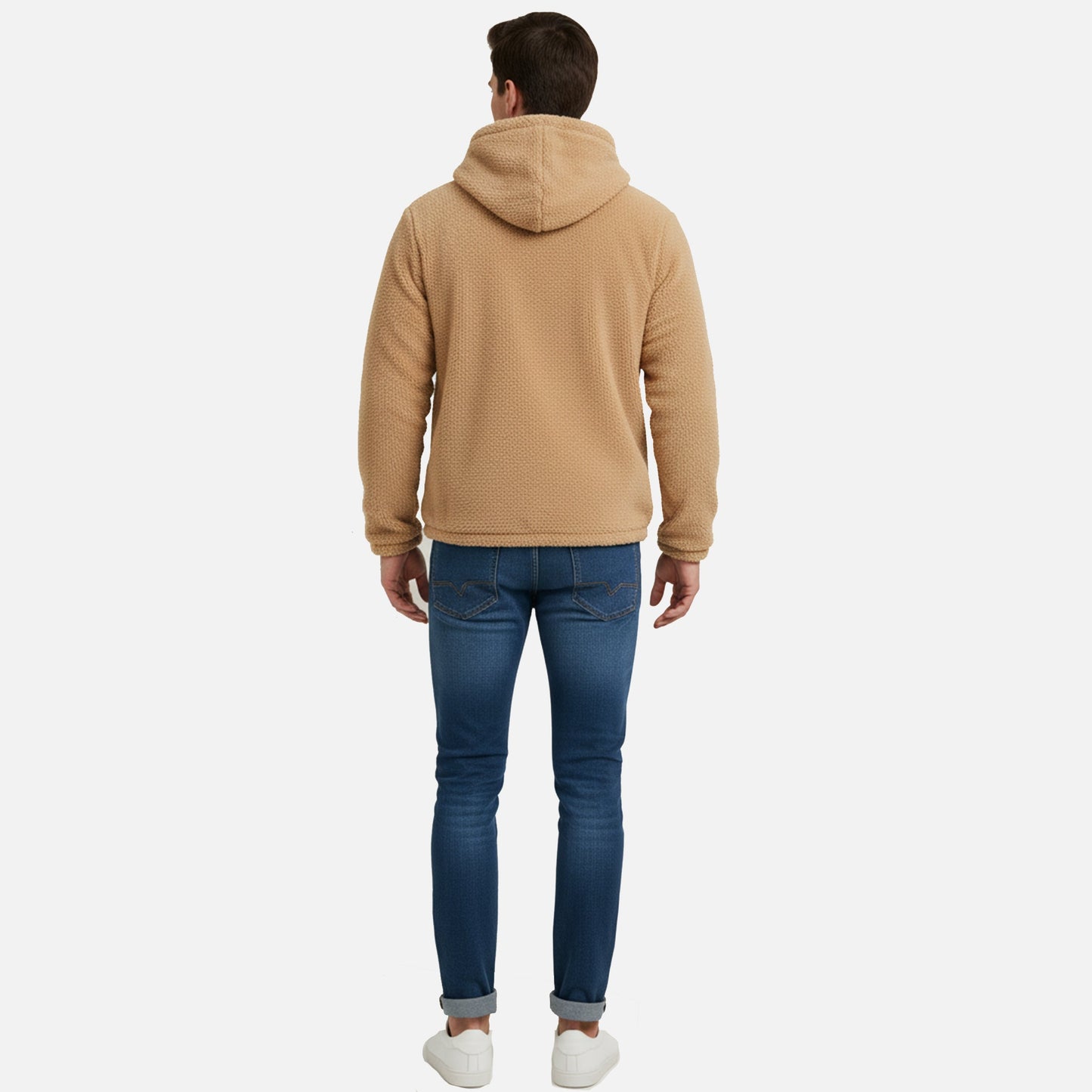 Cozy Hoody | Herren Fleece Hoodie mit Reißverschluss für Winter & Alltag