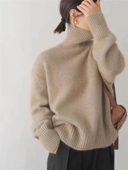 Oversized Rollkragenpullover Damen | Kuscheliger Komfort für stilvolle Winterlooks