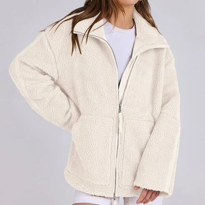 Damen Fleecejacke Oversize | Warm & Vielseitig für Alltag & Outdoor
