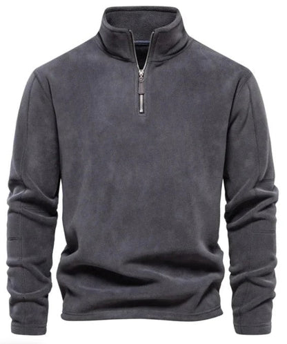 Kilian | Sweatshirt mit Reißverschluss und Kragen