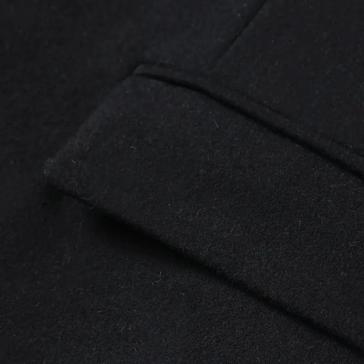 Pascal | Herren Langer Wintermantel – Eleganter Slim Fit Mantel mit Stehkragen & Knopfleiste