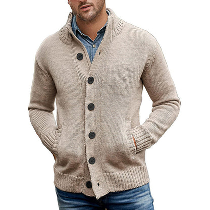 Modern Knit Cardigan Herren | Strickjacke mit Taschen und zeitgemäßem Design