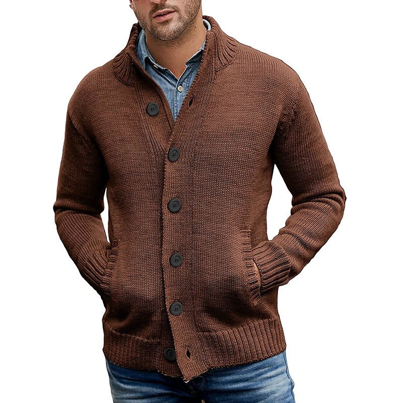 Modern Knit Cardigan Herren | Strickjacke mit Taschen und zeitgemäßem Design