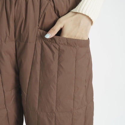 Lined Leisure Pants Damen | Gefütterte Freizeithose mit Elastikbund & Taschen