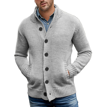 Modern Knit Cardigan Herren | Strickjacke mit Taschen und zeitgemäßem Design