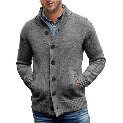 Modern Knit Cardigan Herren | Strickjacke mit Taschen und zeitgemäßem Design