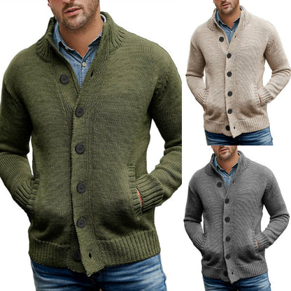 Modern Knit Cardigan Herren | Strickjacke mit Taschen und zeitgemäßem Design